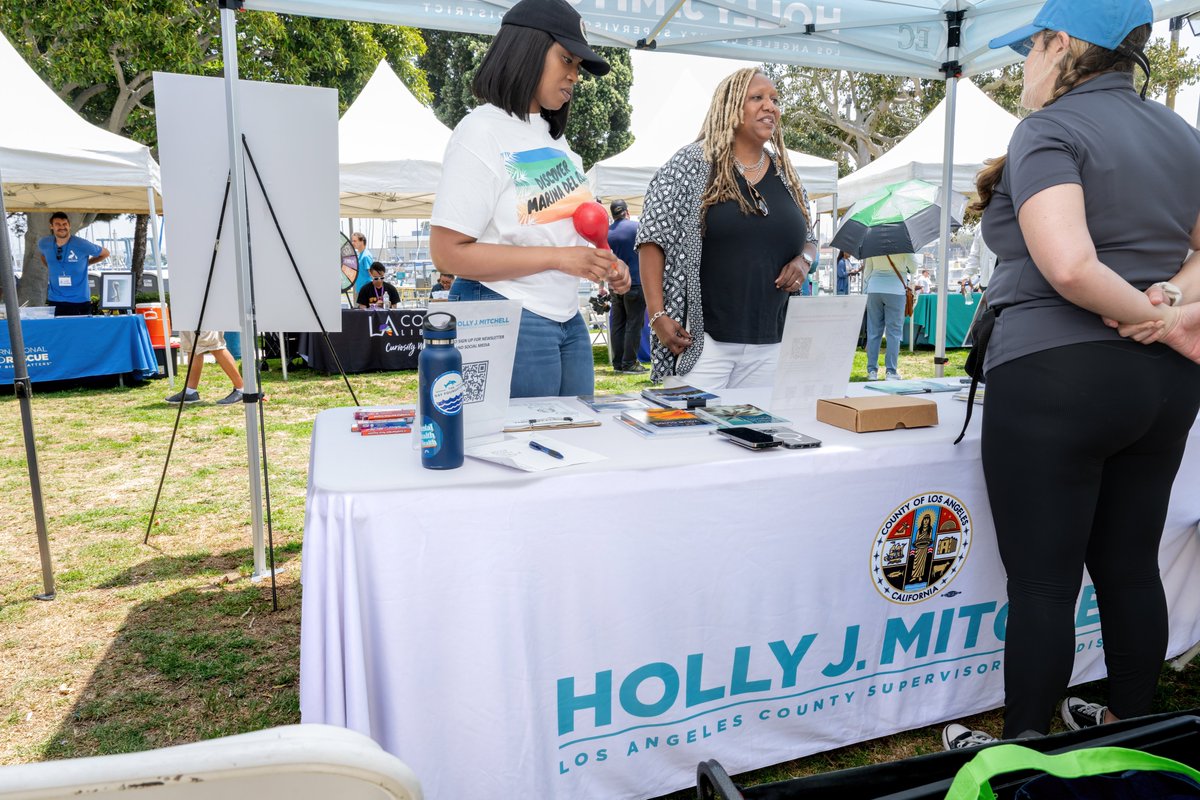 We are celebrating Marina del Rey’s 60th Anniversary all year long! Team Mitchell recently joined LA County Department of Beaches and Harbors for MDR’s Culture Jam. It was great connecting with residents at Burton Chace Park to hear what they love about living, working, or