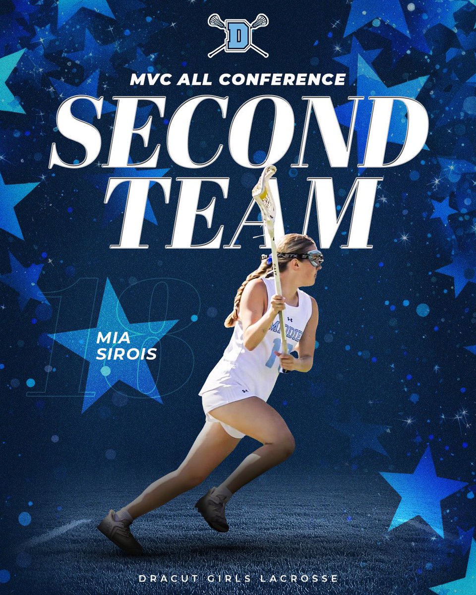 Incredibly proud of Senior Captain Mia Sirois being named to MVC All Conference Second Team  !!