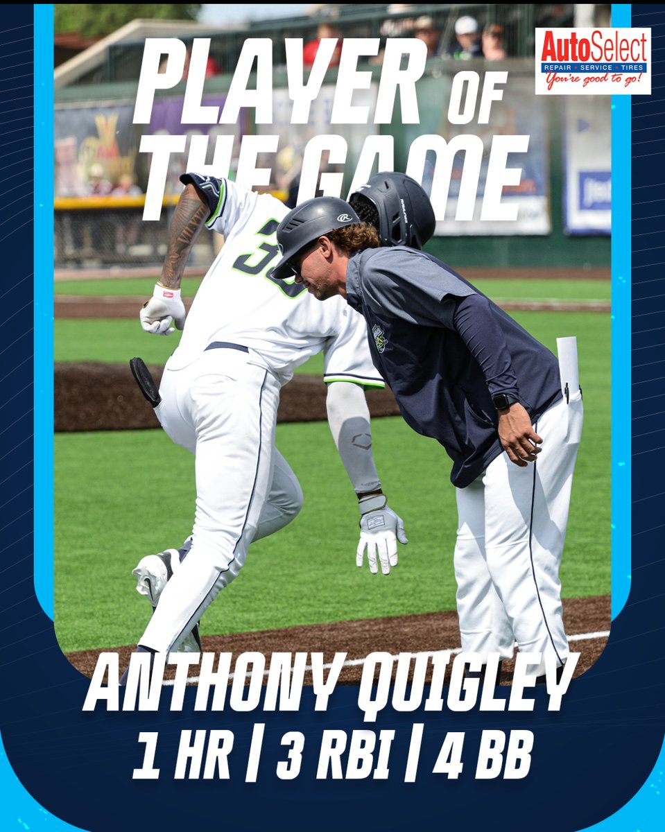 AND FOR YOUR PLAYER OF THE NIGHT...🥁...🥁 ANTHONY QUIGLEY!! (<a href="/Antquigley01/">Anthony</a>  )

#burrowdown #wausauwoodchucks