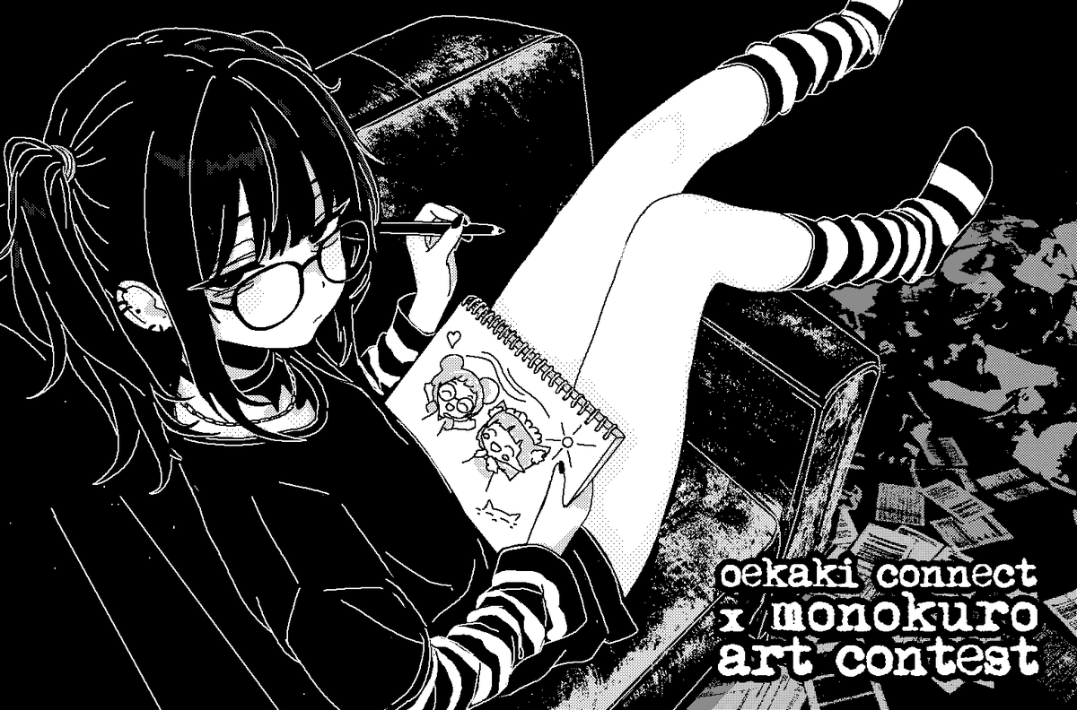 ★ OEKAKI X MONOKURO ART CONTEST! ★ 
prize pool of $1700 USDC, special MONOKURO KEMONOKAKI 1/1s, and plushers codes! check  discord.gg/oekaki for rules &amp; info ★