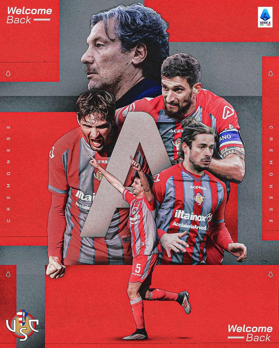Cremonese está de volta à elite do Campeonato Italiano 👏

#SerieA