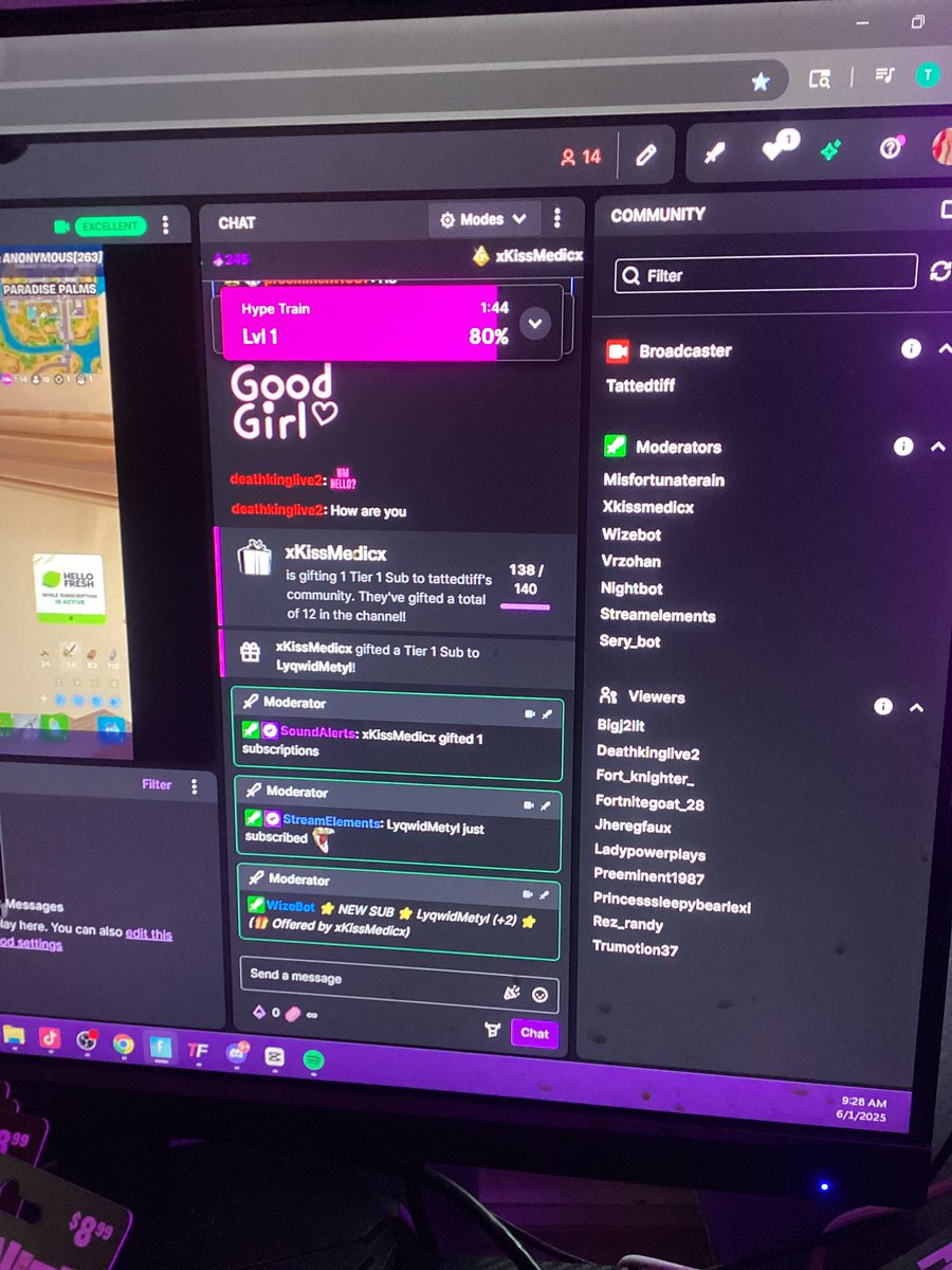 Thank you sm to my mannnn <a href="/KissMedic/">ッKissMedicッ</a> for all the love on stream today 🩷 I love youuu.