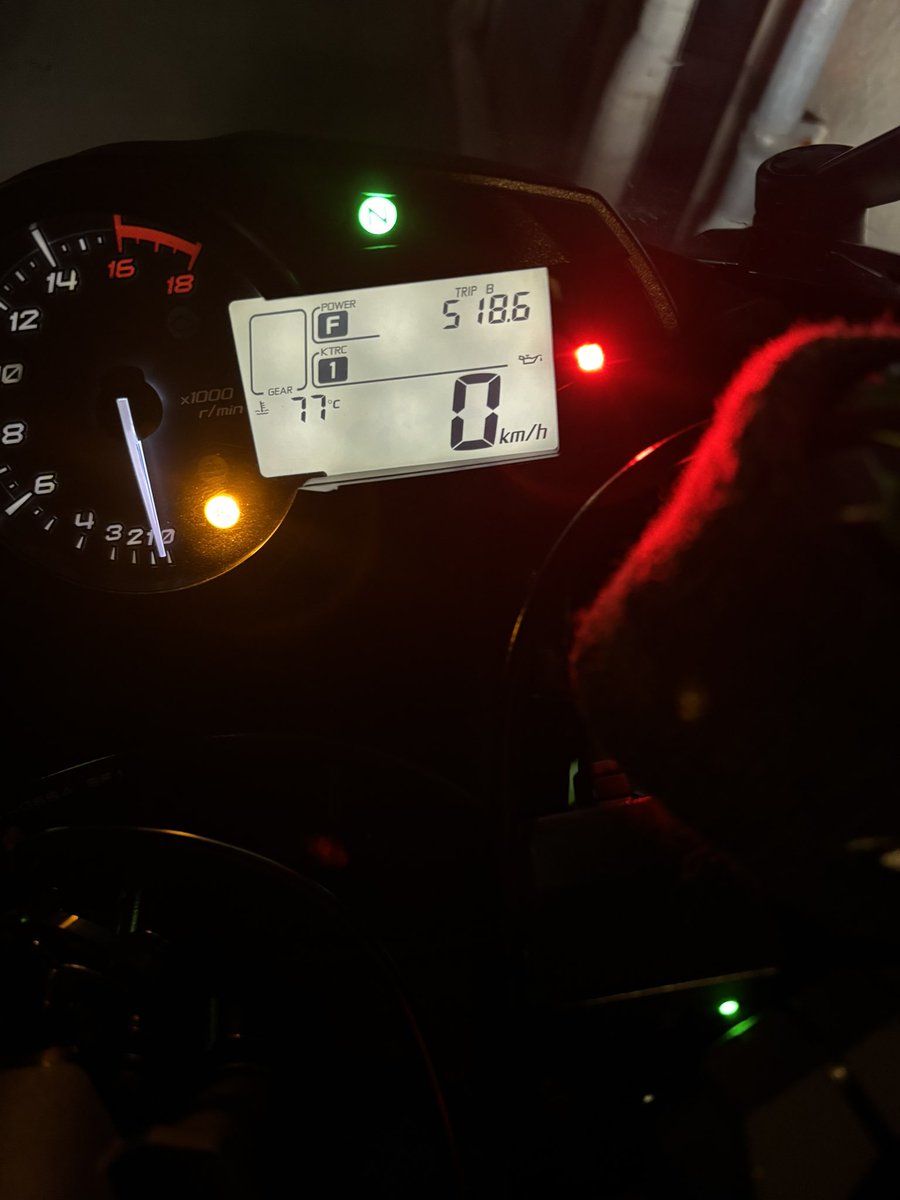 昨日は走った🏍️