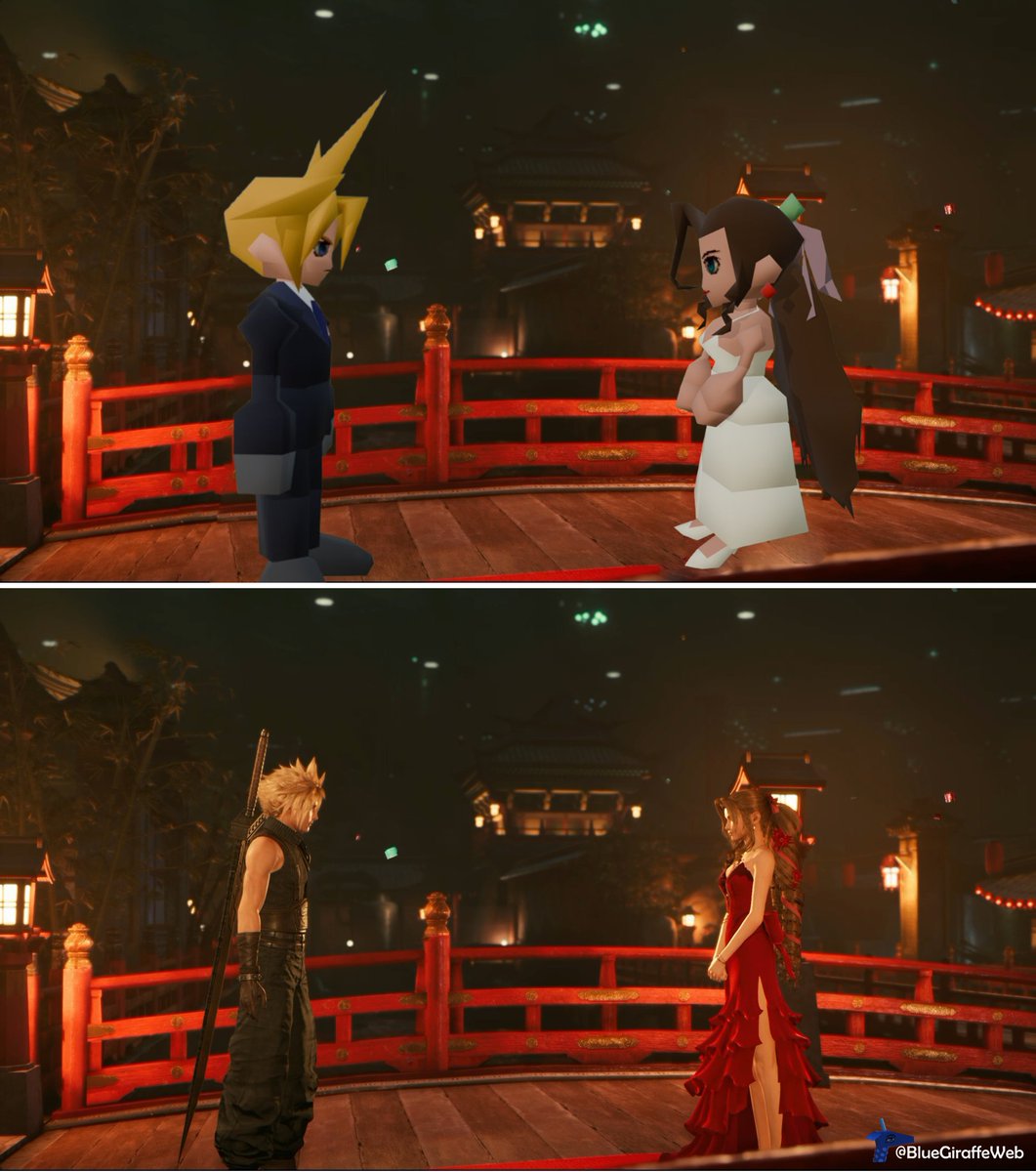 "Ten days of perfect tunes,
The colours red and blue,
We had a promise made...
We were in love!
To call for hands above to lean on,
Wouldn't be good enough for me..."

#Clerith #Clerithwedding #CloudStrife #Aerith #ff7 #Finalfantasy