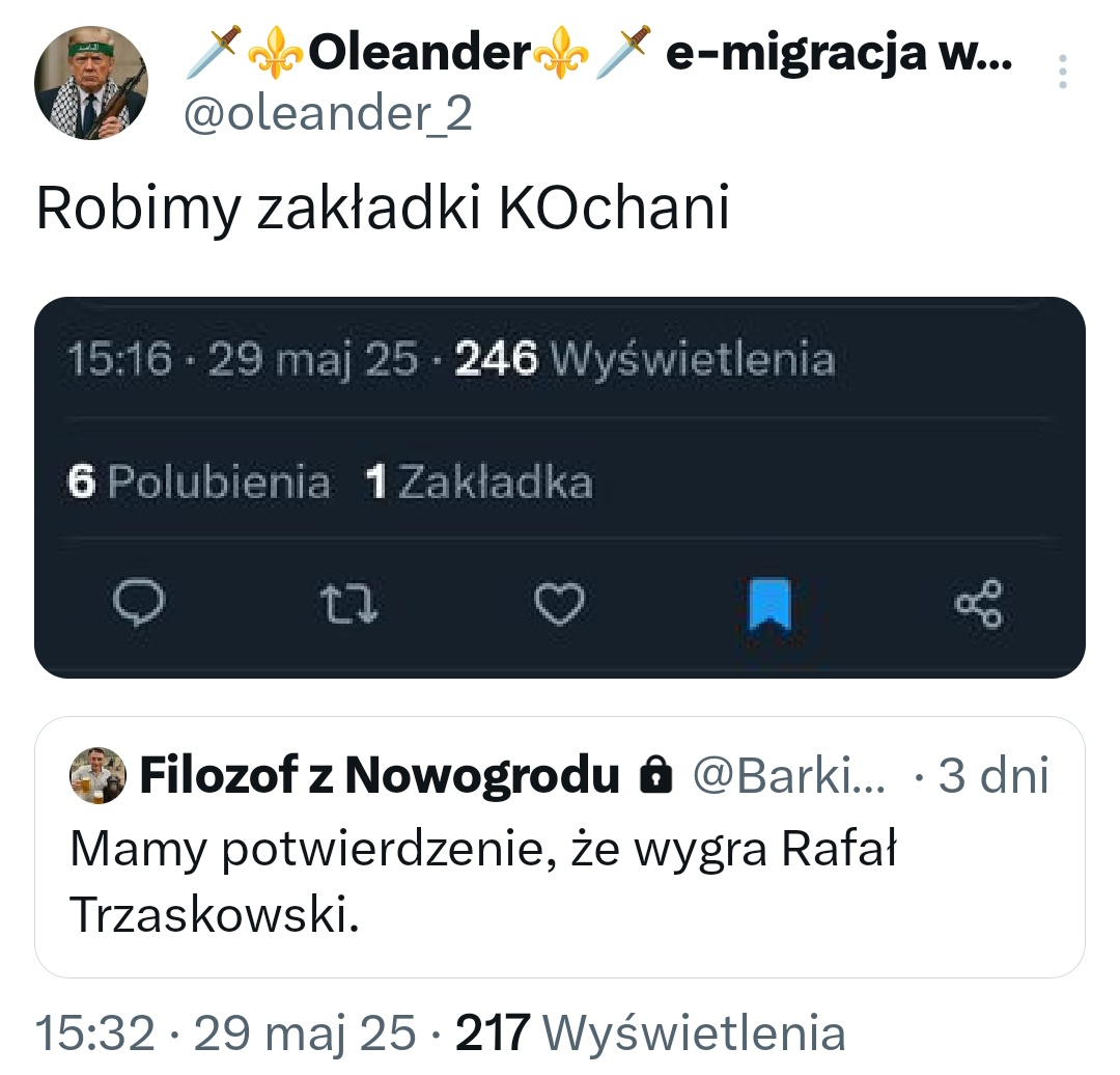 Po co wam te sondaże, exit polle, late polle i polymarkety na kiju? Wystarczy klątwa Barkida