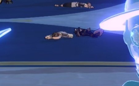 мне просто интересно, это текстуры у меня так прогрузились или чела на фоне реально располовинило чуть-чуть