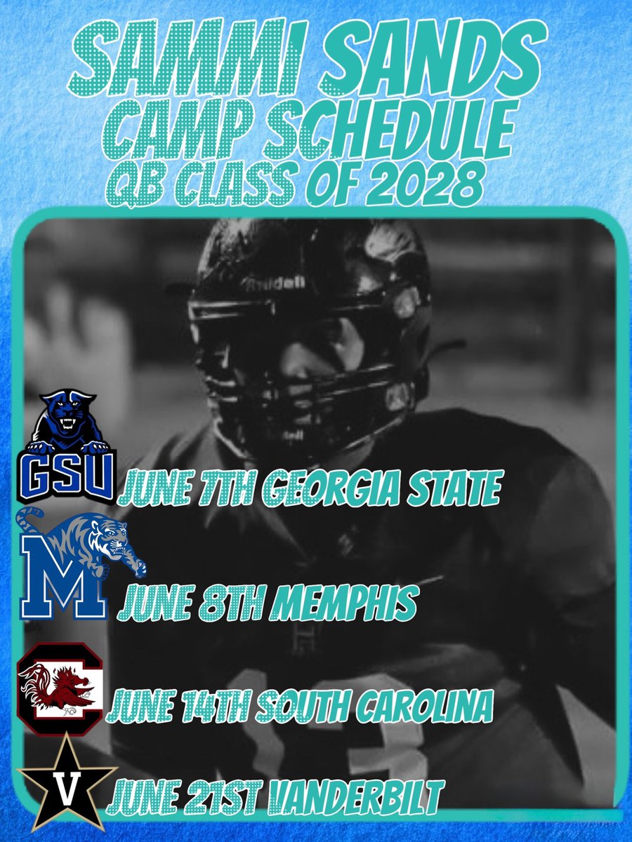 God blessed me with some amazing opportunities now it’s time to go make them count! #GlorytoGod #mycamptour2025 #offerscomingsoon🙏🏿 <a href="/RecruitGeorgia/">Recruit Georgia</a> <a href="/ExpoRecruits/">Expo Recruits</a> @On3Recruits <a href="/coachdmstewart/">Mitch Stewart</a> <a href="/tcramsey19/">Tim Cramsey</a> <a href="/NickyV05/">Nik Valdiserri</a> <a href="/DellMcGee/">Dell McGee</a> <a href="/GeorgiaStateFB/">GSU Football</a> <a href="/GamecockFB/">South Carolina Football</a> <a href="/CoachSBeamer/">Shane Beamer</a>