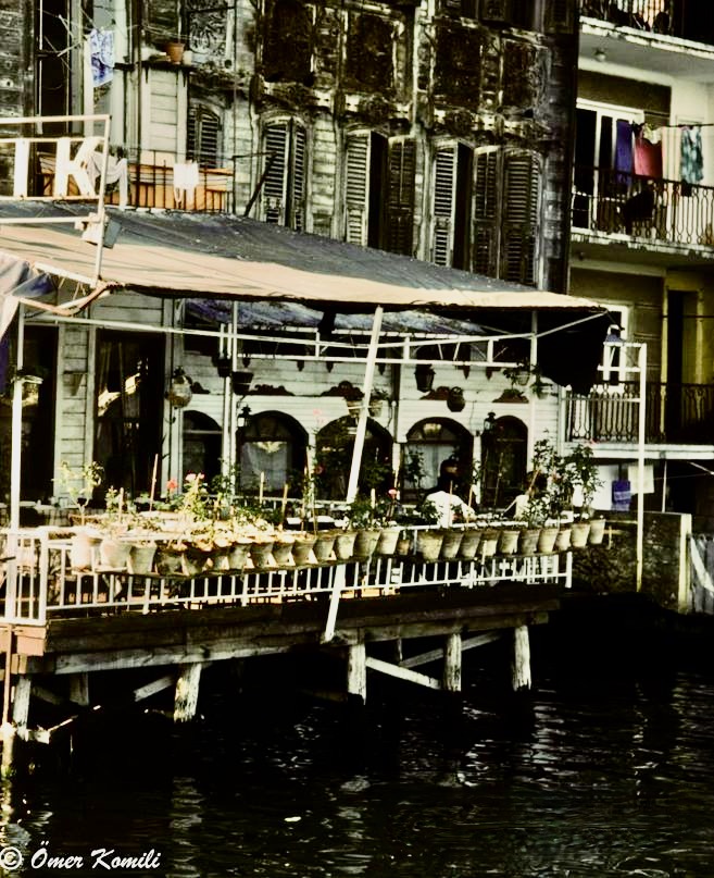 Old restaurant on the water in Arnavutköy, on the Bosphorus, 

Photo by Ömer Komili 
from Hangi İstanbul