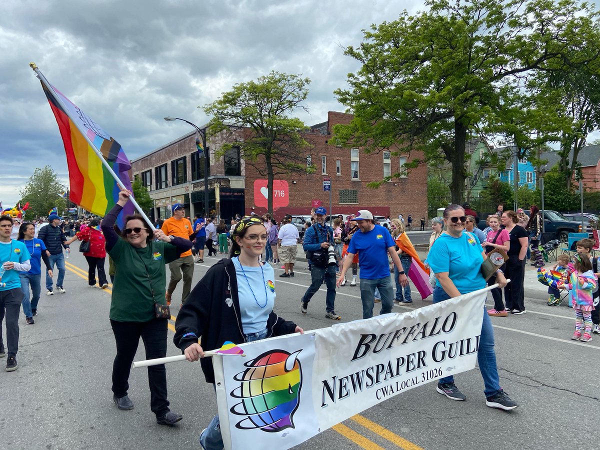 BuffaloGuild's tweet image. Happy Pride! We had a blast at today’s Buffalo Pride Parade.