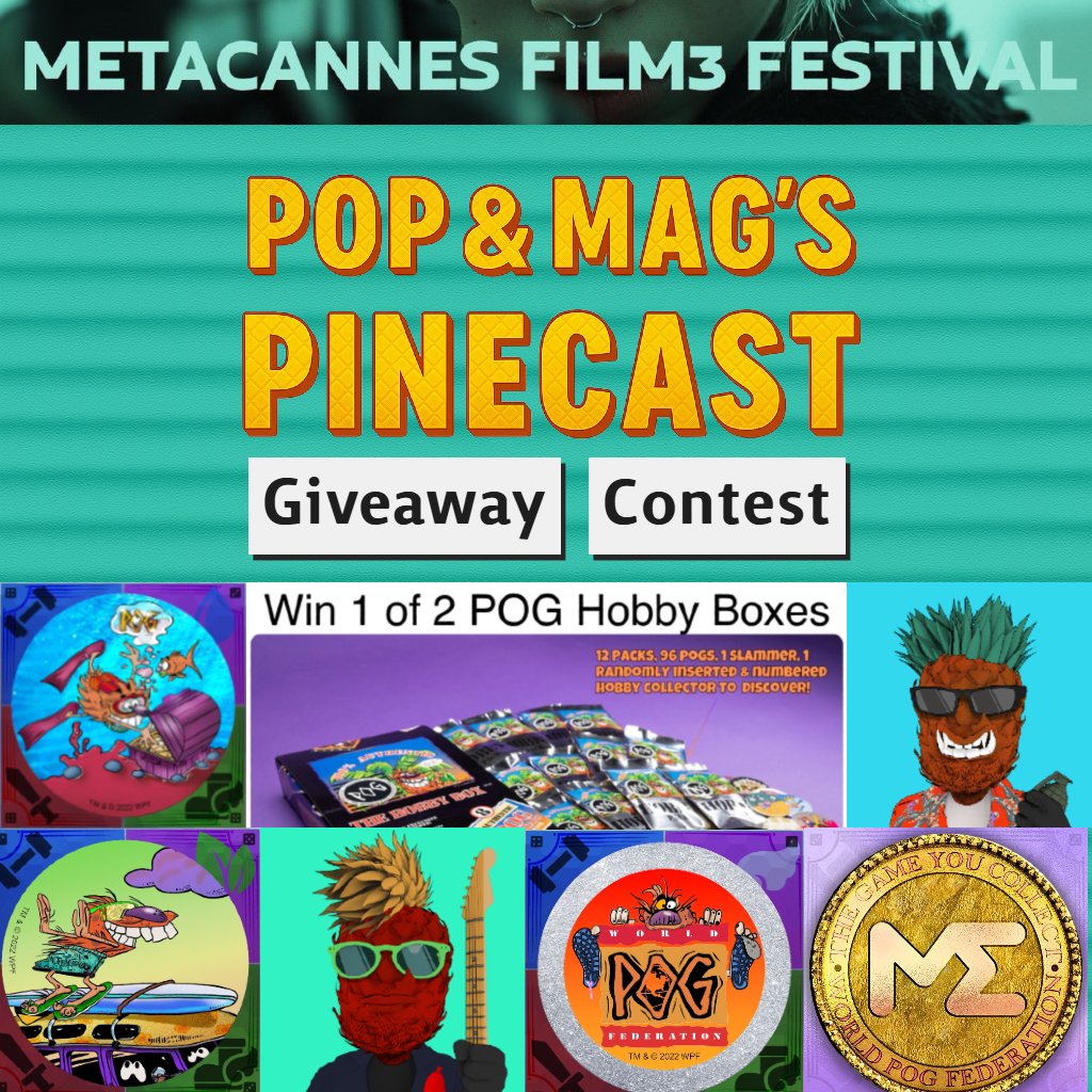 Pop & Mag's Pinecast (@popandmags) on Twitter photo We just did the live drawing for the <a href="/MetaCannes/">MetaCannes Film3 Festival</a> 2025 contest giveaway on the Youtubes. Winners, Magnum will reach out to you all individually to pick your prize.
1) <a href="/A_Salty1/">A_Salty1</a>
2) <a href="/SyndxSheriff/">SyndicateX Sheriff</a>
3)<a href="/JollyTheta/">JollyTheta</a>
4) <a href="/Zilla_TZC/">Zilla_TZC</a>
5)Felipe
6)<a href="/NothinFlash/">NothinFlash</a>
youtube.com/live/Dh_TW2osz… We just did the live drawing for the <a href="/MetaCannes/">MetaCannes Film3 Festival</a> 2025 contest giveaway on the Youtubes. Winners, Magnum will reach out to you all individually to pick your prize.
1) <a href="/A_Salty1/">A_Salty1</a>
2) <a href="/SyndxSheriff/">SyndicateX Sheriff</a>
3)<a href="/JollyTheta/">JollyTheta</a>
4) <a href="/Zilla_TZC/">Zilla_TZC</a>
5)Felipe
6)<a href="/NothinFlash/">NothinFlash</a>
youtube.com/live/Dh_TW2osz…
