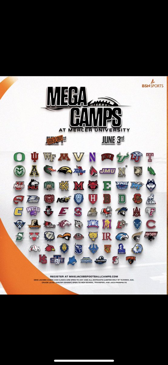 Nicholas Thorner (@nicholasthor28) on Twitter photo Excited to compete at <a href="/MercerFootball/">Mercer Football</a> camp on 6/3! Looking forward to meeting new coaches!
<a href="/WaltonRecruits/">Walton(GA)Recruiting</a> Excited to compete at <a href="/MercerFootball/">Mercer Football</a> camp on 6/3! Looking forward to meeting new coaches!
<a href="/WaltonRecruits/">Walton(GA)Recruiting</a>