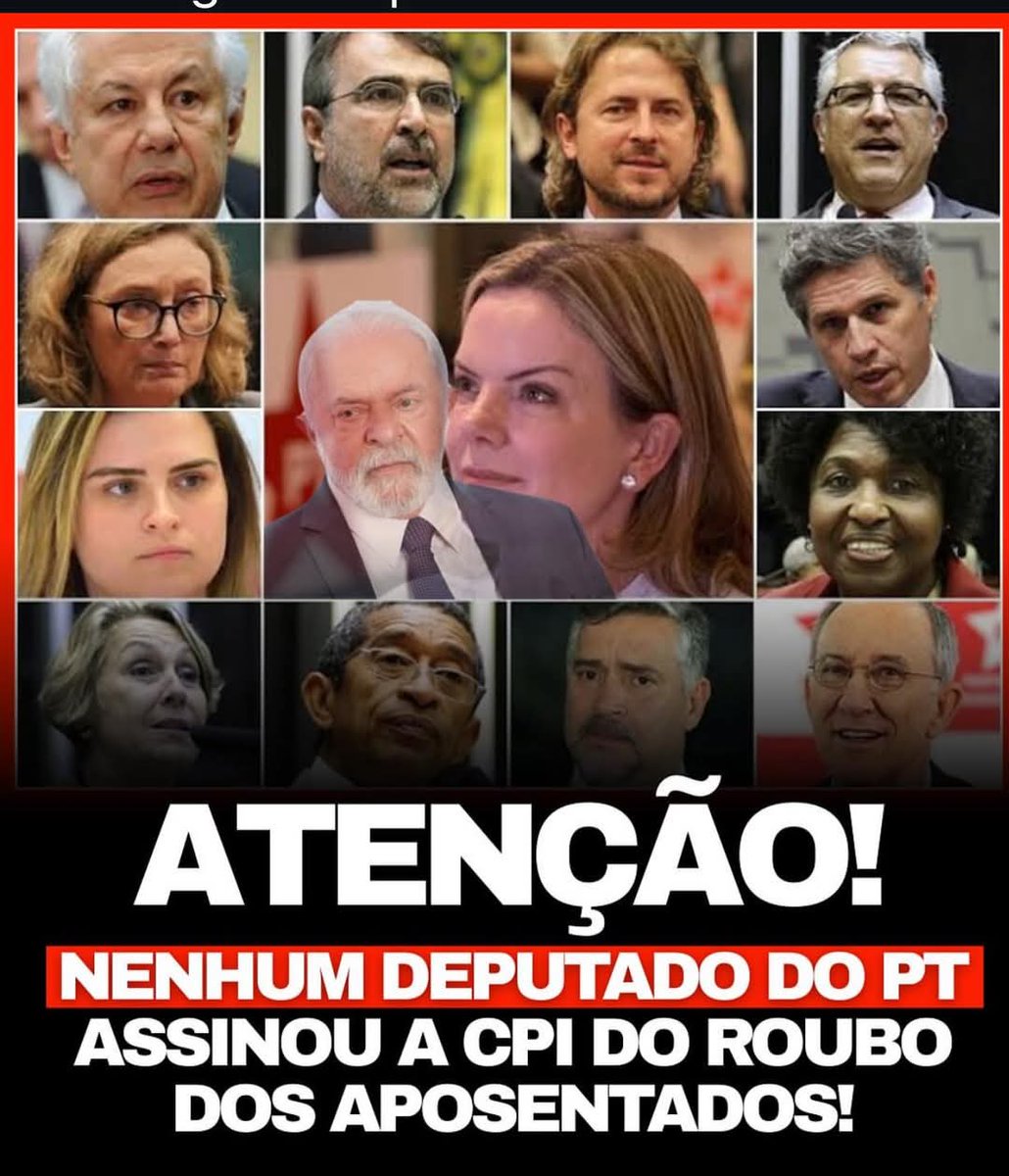 Não assinou porque estão envolvidos!