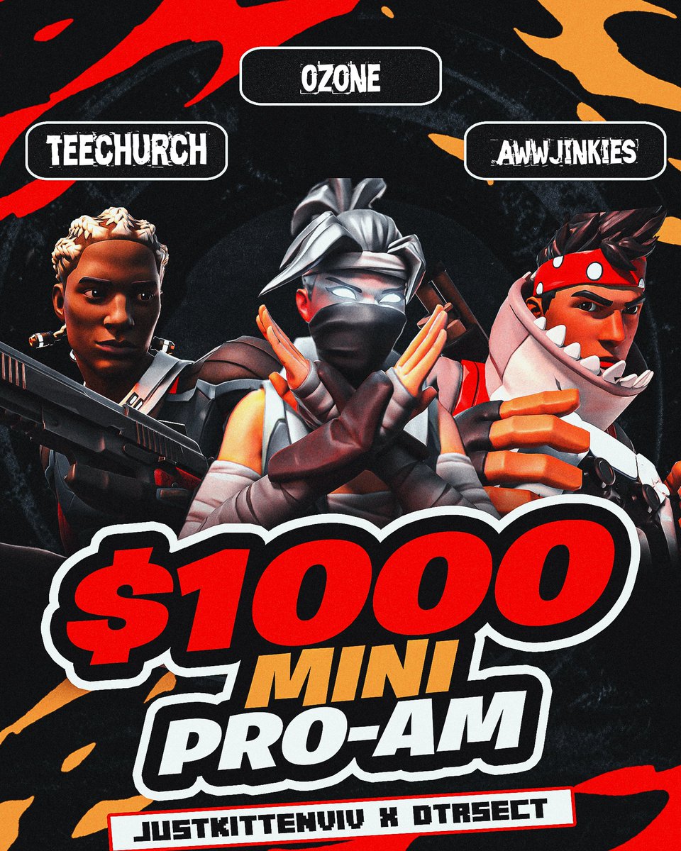 Come hangout in chat and watch me play with <a href="/CoachTeeChurch/">TeeChurch</a> and <a href="/Ozone1x/">7VEN Ozone</a> in the  DTR X JustKittenViv's $1000 Mini Pro-AM twitch.tv/awwjinkies