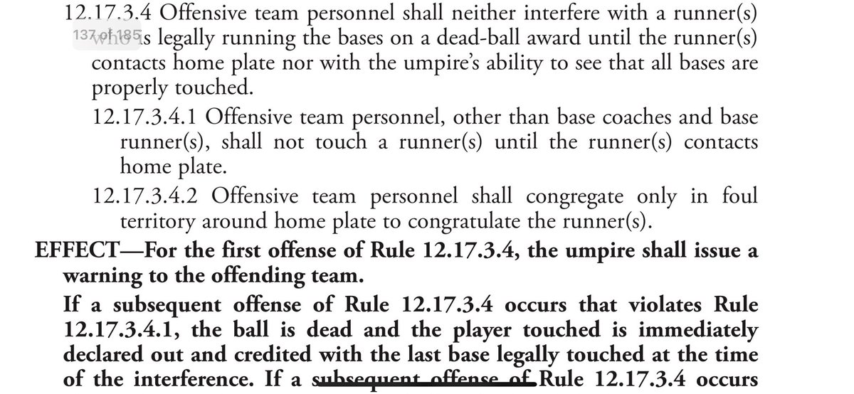 Launch Lab Softball (@coachj_lls) on Twitter photo <a href="/monicaabbott/">Monica Abbott OLY</a> Regardless of it being reviewable, it could have only been a warning and the run still counts. <a href="/monicaabbott/">Monica Abbott OLY</a> Regardless of it being reviewable, it could have only been a warning and the run still counts.