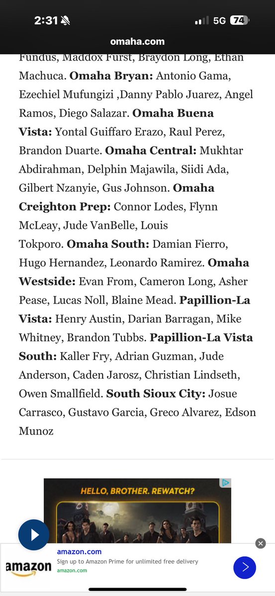 Congrats to the Monarchs that received honorable mention all state for soccer in the Omaha Workd Herald.