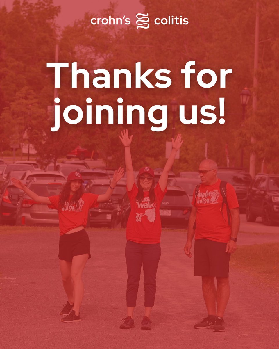 What a day! Thank you to everyone who walked with us and donated to #GutsyWalk. Remember you can earn fundraising rewards until June 30! 👟 

Keep fundraising: gutsywalk.ca.
