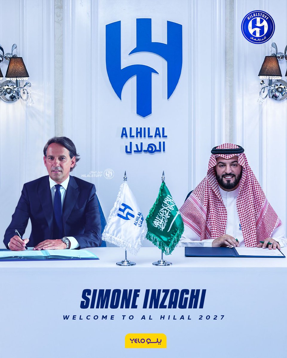 🚨🚨🚨🚨🚨🚨🚨 عاجل — الرياضية:

القصة انتهت.. إنزاغي مدربًا للهلال حتى 2027 ✍️