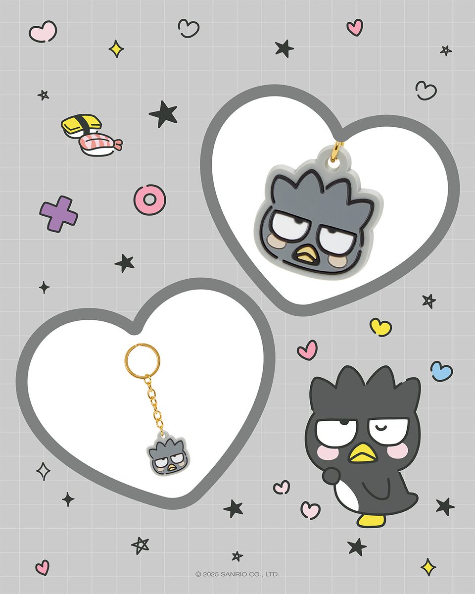 Badtz-maru is mischievous, ambitious, and now available as a limited-edition keychain! 🖤 Get our Friend of the Month gift FREE when you spend $50 or more in Sanrio stores and online - no code needed!

Shop now: bit.ly/3ZboHy0