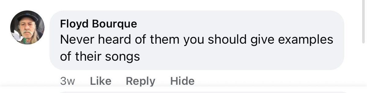 Reason #58282947462 why I hate social media ads … I always end up with dipsh*t comments like this