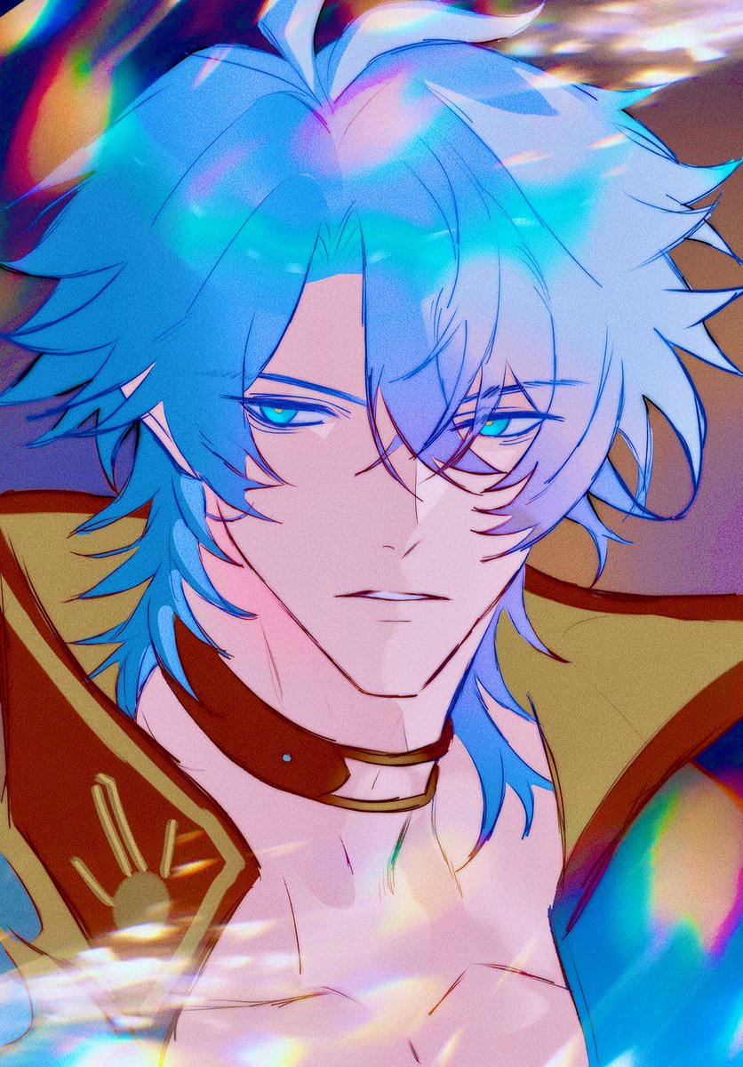 #phainon #PhainonHSR #phaidei 
Phainon, who doesn't bother going to the barber anymore due to depression.

He is reminded of Mydei everytime he looks in the mirror, so he avoids it.