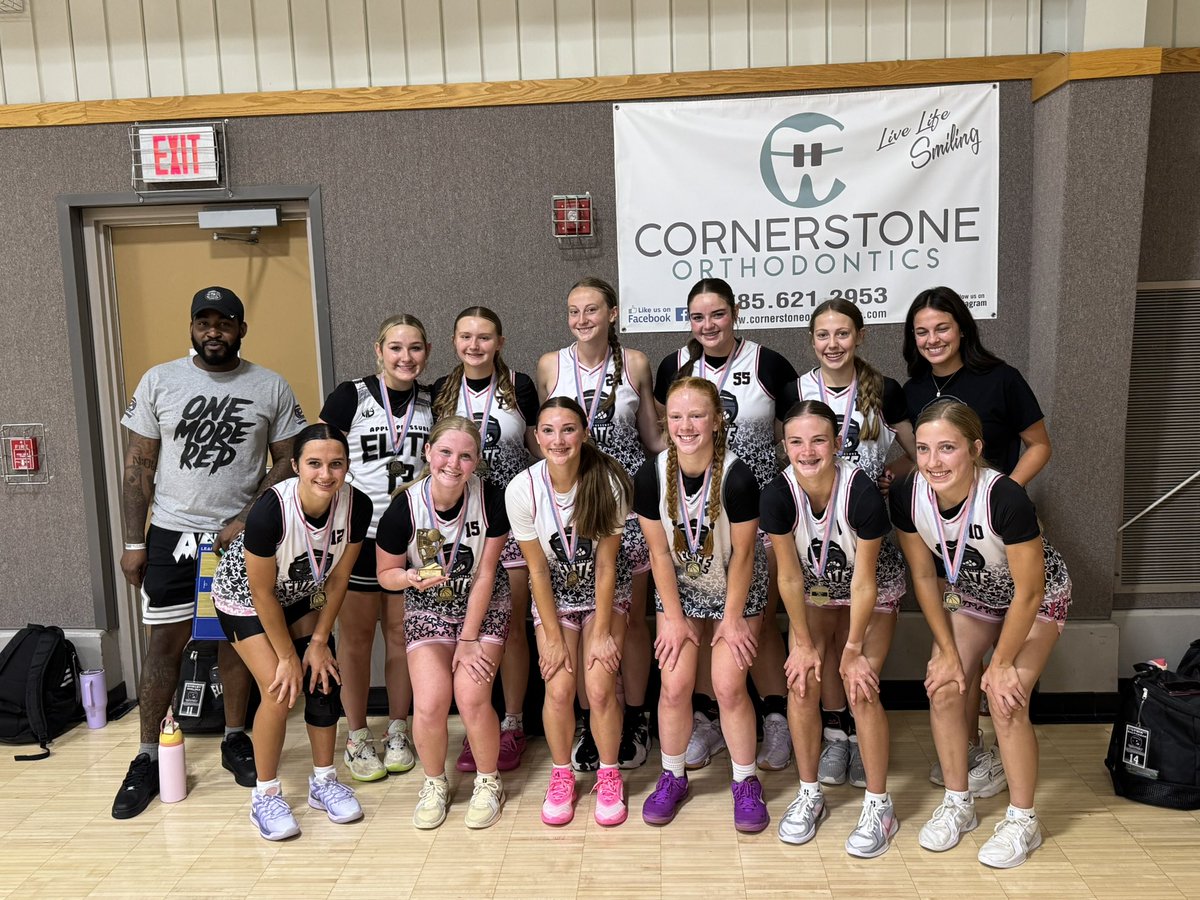 APEhoops's tweet photo. Champions! 🏆 APE girls brought the heat and battled their way to 1st place! So proud of this team. 
Thank you to all the friends and family who came to support.🏀🏀🏀 https://t.co/5GuXSdQvGc
