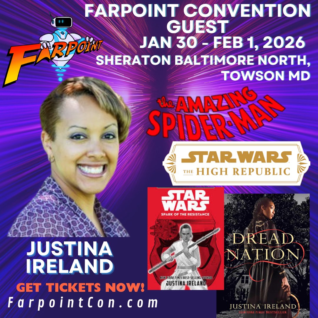 Join us in welcoming award-winning authors #davidgerrold &amp; #justinaireland to #farpointconvention! Tickets on sale farpointcon.com

#supportlocalconventions #farpointcon #farpointfoundation #501c3 #nonprofitorganization #supportcreators #supportwriters #startrek #starwars