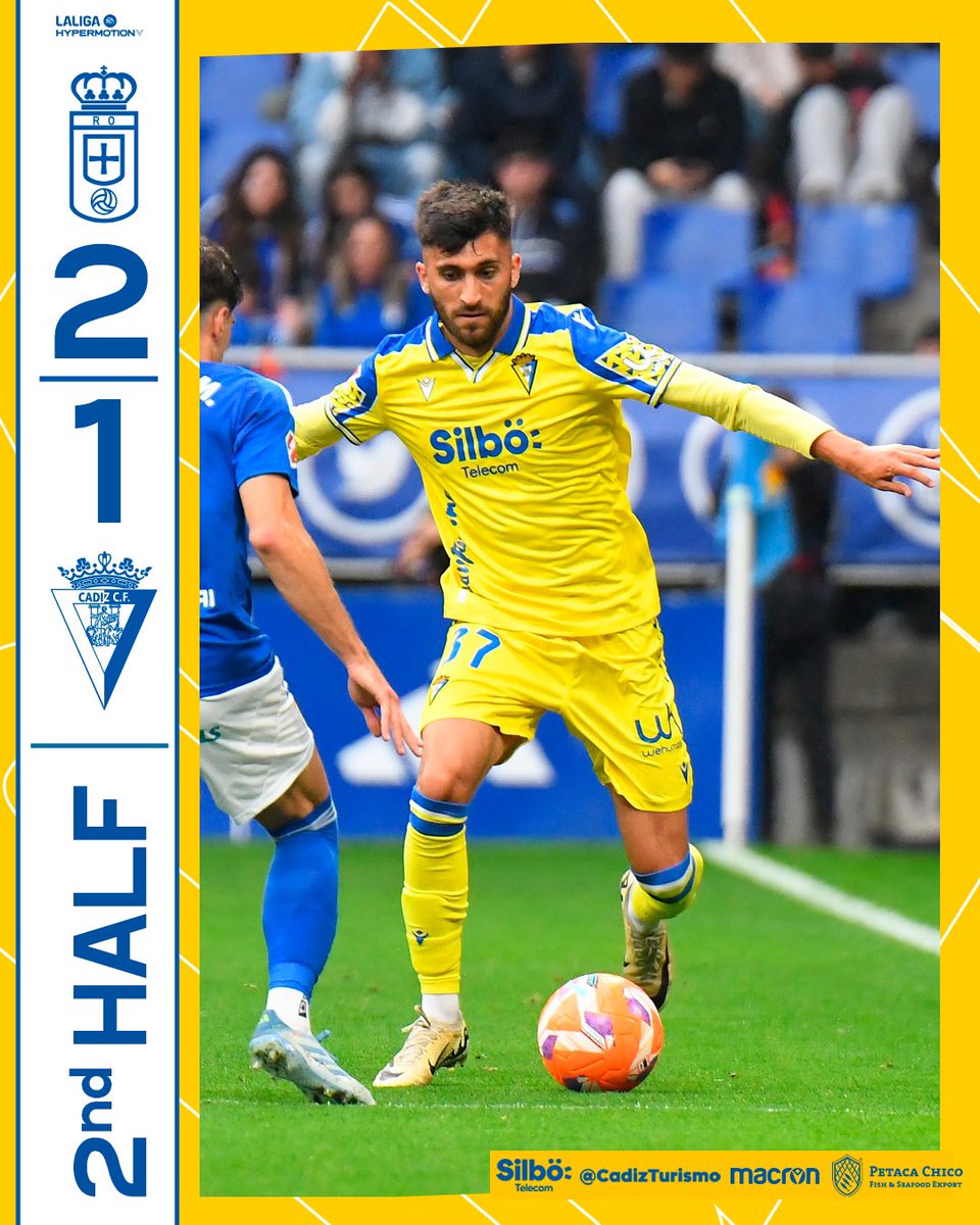 🔵💛 #RealOviedoCádiz

2-1 | WE'RE BACK UNDERWAY!