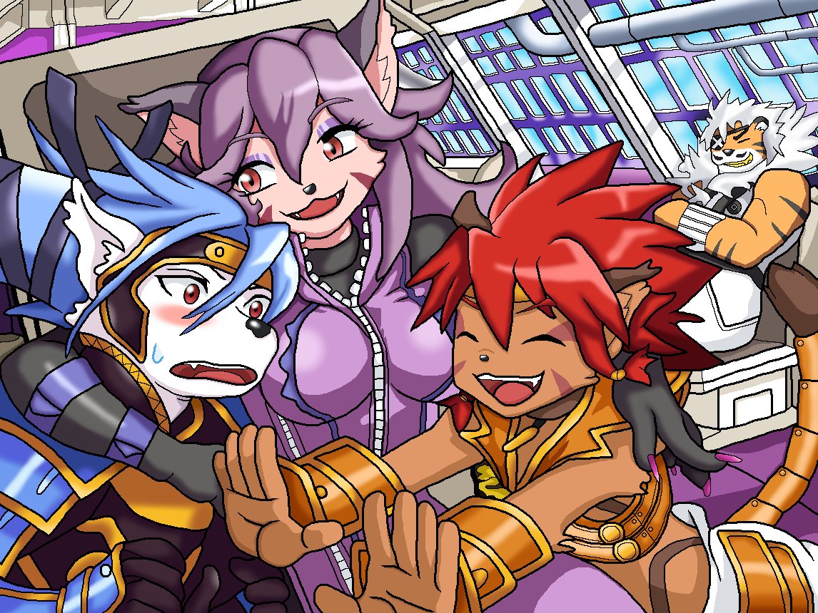 Kurvaz Gang Album
Opéra: Hello boy! Give me hug. 
I finished my fanart. From Solatorobo Album Images. I Made Remastered. #littleTailBronx #solatorobo