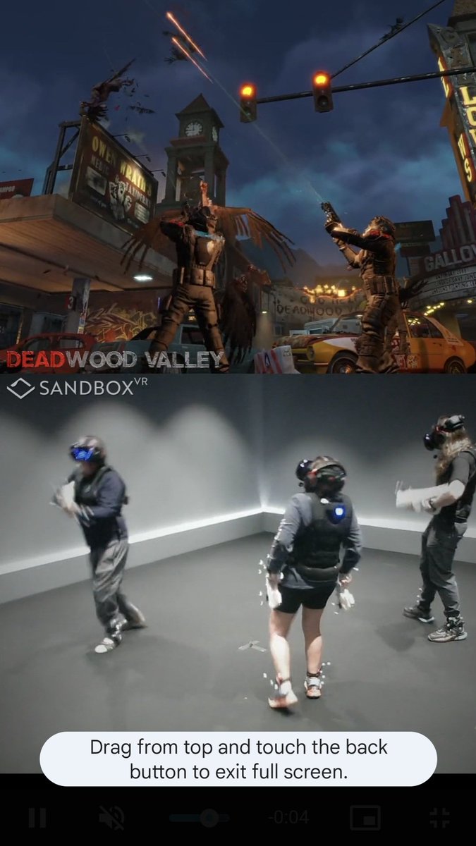 Experiencing some Virtual Reality at <a href="/SandboxVR/">Sandbox VR</a>  So fun!!