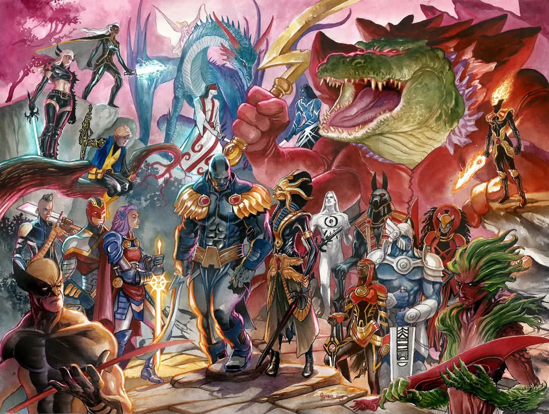 RPHutch1975's tweet photo. X Of Swords 
Art by Daniel Govar 
#xmen https://t.co/JMTna8unGM