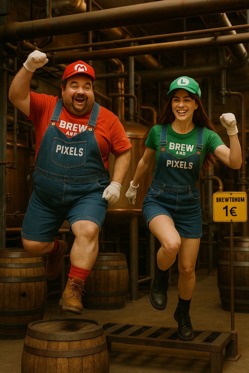 jurgen_er33409's tweet photo. Brewtonium – the greatest discovery of all time!
One sip and you're back in the 80s: roller skates, arcade sounds, and pixel-powered vibes.
If you still don’t own any… you might be stuck in the 60s.
Just 1 € for full retro power.
#Brewtonium #BrewAndPixels #PixelFuel #Retro https://t.co/nDYwafJOSo