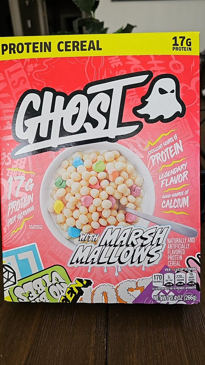 Definitely recommend! Lowkey wish they came in bigger boxes though. #ghostcereal #ghostlifestyle