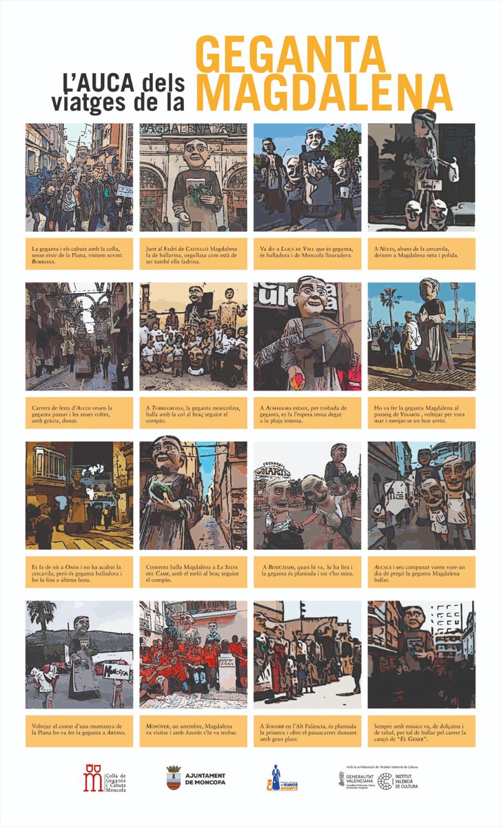 Pel 10è aniversari presentarem l'#auca dels #viatges de la #gegantamagdalena