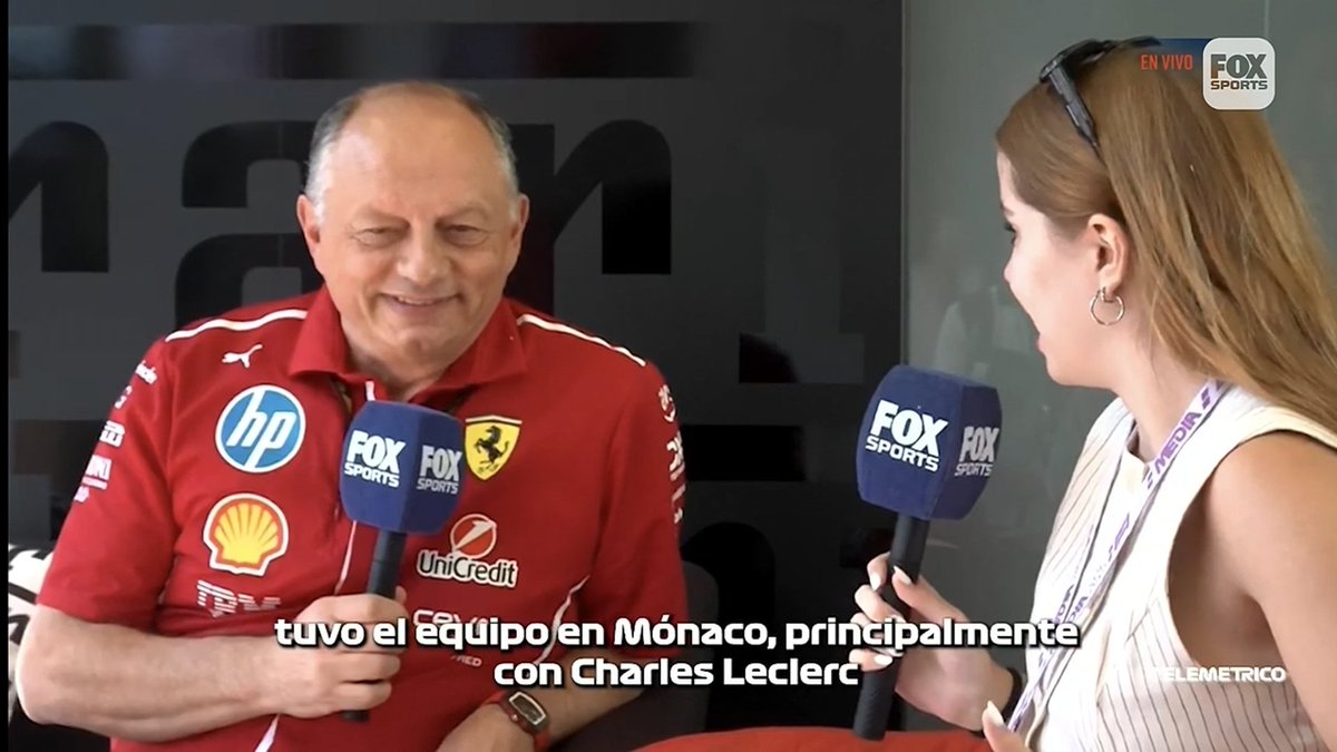 La presencia insitu era el plus que necesitaba la #F1xFoxSports, que desde el GP de Miami viene ofreciendo una muy buena cobertura con presencia en los circuitos 👏👏

¡Esperamos que se vengan más cobertura desde los circuitos!