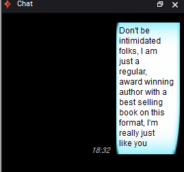 Barry_Carter's tweet photo. Part of my job as a PartyPoker Tour Ambassador is to make the players feel comfortable in the satellites to our next event. So I put them at ease in the chatbox. https://t.co/R2fDQc2bXT