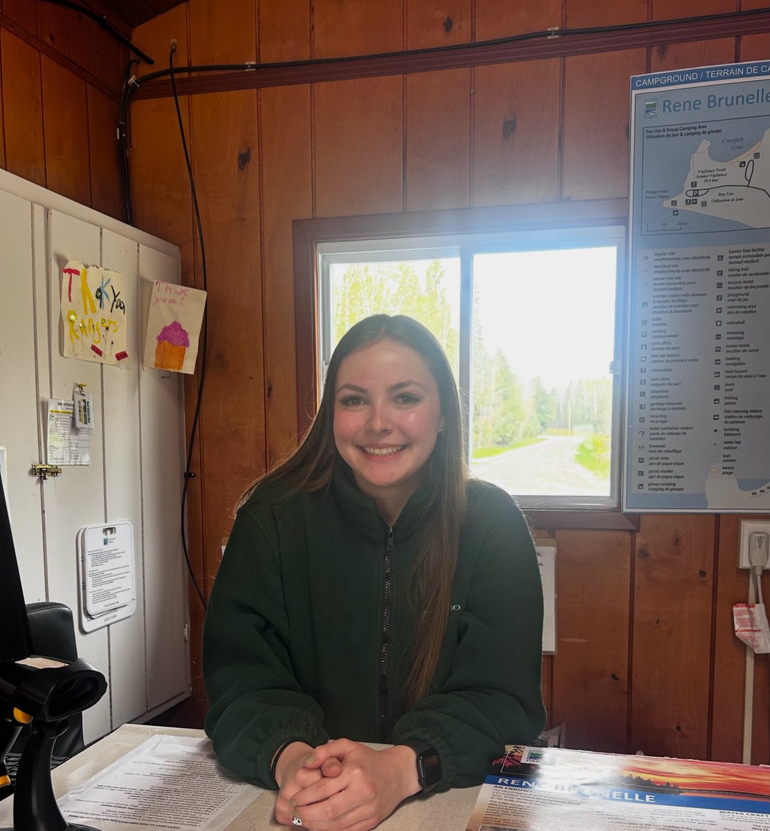 It’s #StaffSunday, and we’re excited to introduce Regan, our new gate attendant here at #ReneBrunellePP! She’s here to help you get your visit started!

#OntarioParks