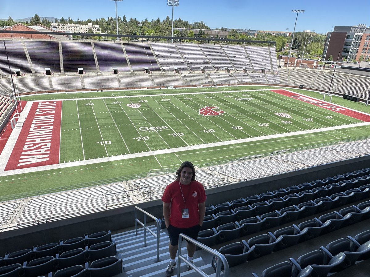 Thank you <a href="/WSUCougarFB/">Washington State Football</a> for the OV. It was great connecting with the coaches and the team. <a href="/WazzuRogers/">Jimmy Rogers</a> <a href="/CoachBibbs52/">Jalon Bibbs</a> <a href="/CoachBobbit/">Jesse Bobbit</a> <a href="/E_Thompson92/">Everrette Thompson</a> <a href="/Paytonshafer/">Payton Shafer</a> <a href="/coachthomasfb/">Colin Thomas</a> <a href="/coach_hadac/">Coach Isaac</a> <a href="/ppsacademy/">Prepared Performance</a> <a href="/5StarFBRecruits/">5 Star Football Recruiting</a> <a href="/JUSTCHILLY/">Just Chilly</a> <a href="/247recruiting/">247Sports Recruiting</a> <a href="/BrandonHuffman/">Brandon Huffman</a>