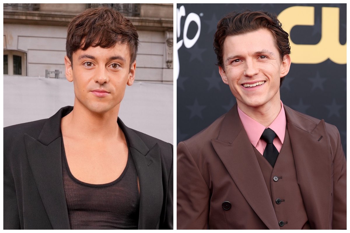 Olympic gold medalist Tom Daley dream casts who should play him in a movie about his life: “Tom Holland. He's got the gymnastic-y vibe. I feel like we're quite similar in that. So I reckon Tom Holland could maybe do that.” variety.com/2025/film/colu… via @variety #justforvariety