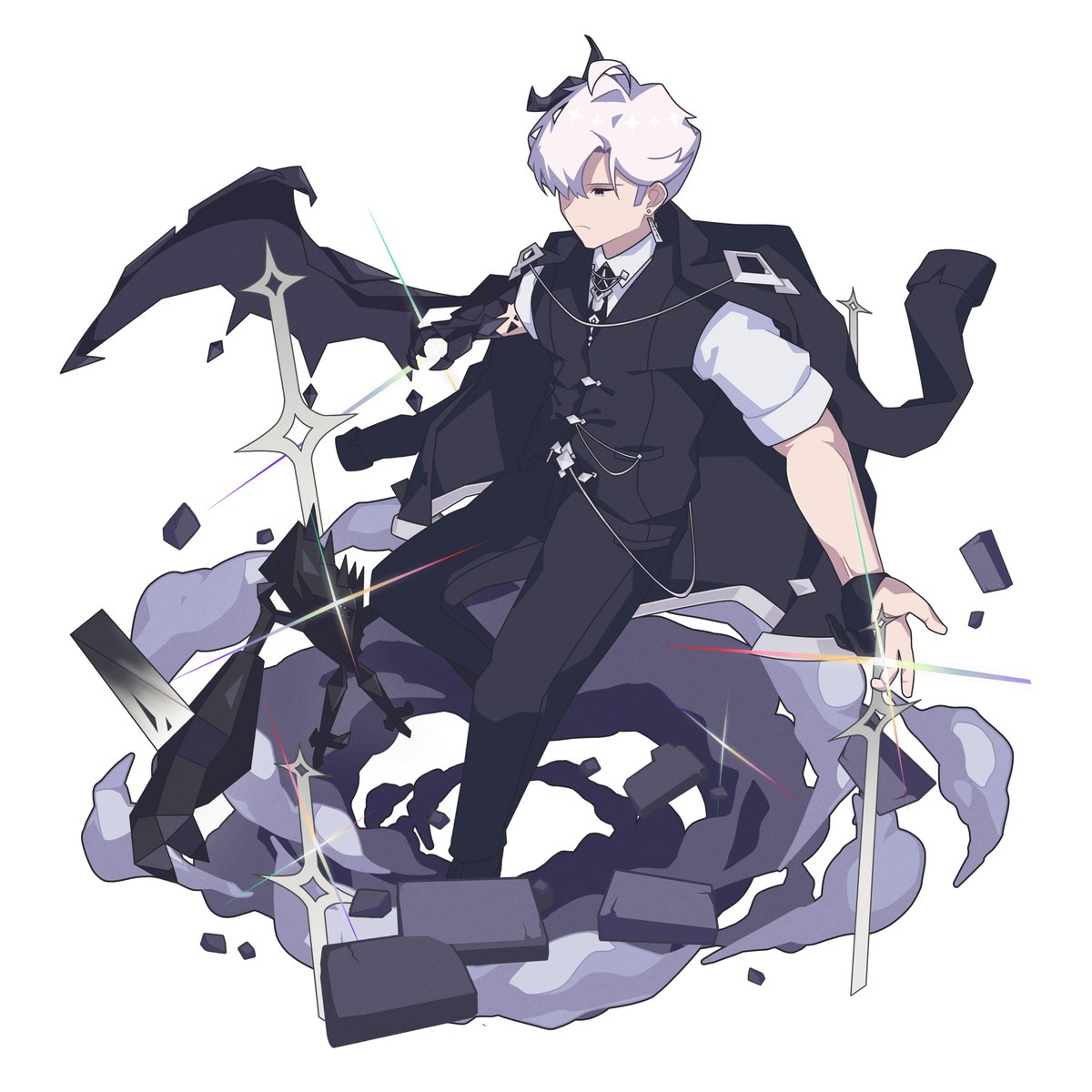 usermonokrome's tweet image. Pokémon Trainer ✦ Fantasy OC — Splash Art ݁.𖥔 ݁ ˖
#Pokemon #OC