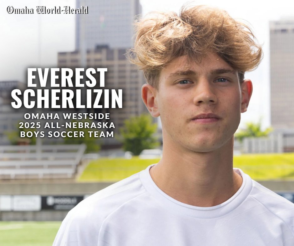 World-Herald Sports (@owhsports) on Twitter photo Congrats to <a href="/westside_soccer/">Westside Warriors - Boys Soccer</a>'s <a href="/Everest_30/">Everest Scherlizin</a> for being named to The World-Herald's All-Nebraska first team!
Meet the team:
omaha.com/sports/high-sc…
#nebpreps Congrats to <a href="/westside_soccer/">Westside Warriors - Boys Soccer</a>'s <a href="/Everest_30/">Everest Scherlizin</a> for being named to The World-Herald's All-Nebraska first team!
Meet the team:
omaha.com/sports/high-sc…
#nebpreps