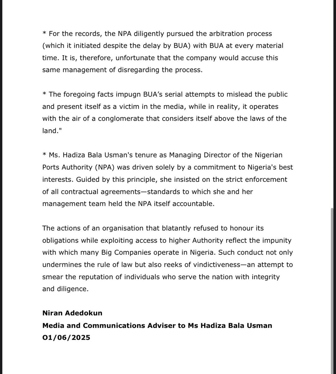 For Immediate Release