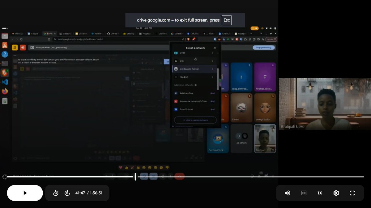 blockdevrel's tweet image. Just wrapping up an amazing experience with the Lisk Africa Builder’s Bootcamp!
Learned so much, met great people and buidling alongside other smart builders across Africa
@LiskHQ @SantiagoDevRel