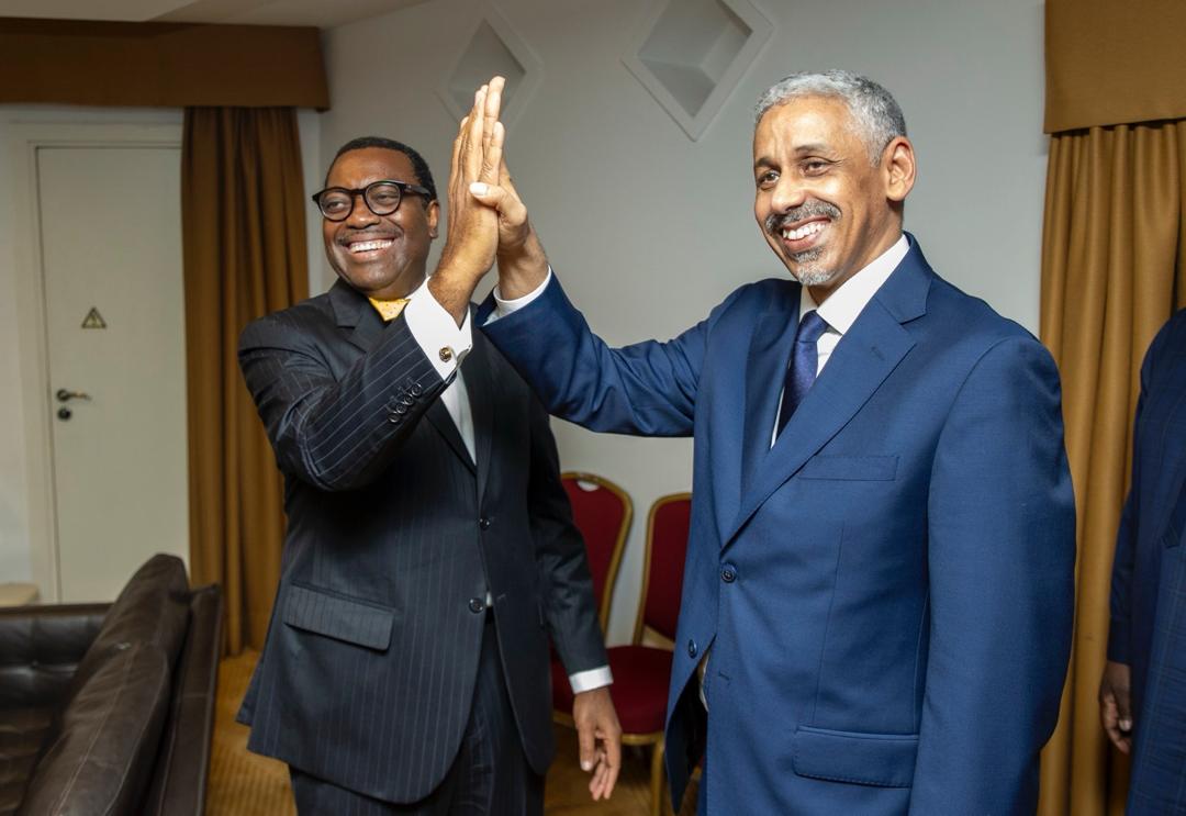 Akinwumi A. Adesina (@akin_adesina) on Twitter photo Smooth transition! I am delighted with the election of <a href="/sidiouldtah/">Sidi Ould Tah</a> as the new President of the <a href="/AfDB_Group/">African Development Bank Group</a>. Sidi is mature, experienced and competent. The Bank is in good and safe hands. Congrats bro! High5s!🙌🏼 <a href="/AfDB_Group/">African Development Bank Group</a> <a href="/CheikhGhazouani/">Mohamed Cheikh El Ghazouani محمد ولدالشيخ الغزواني</a> Smooth transition! I am delighted with the election of <a href="/sidiouldtah/">Sidi Ould Tah</a> as the new President of the <a href="/AfDB_Group/">African Development Bank Group</a>. Sidi is mature, experienced and competent. The Bank is in good and safe hands. Congrats bro! High5s!🙌🏼 <a href="/AfDB_Group/">African Development Bank Group</a> <a href="/CheikhGhazouani/">Mohamed Cheikh El Ghazouani محمد ولدالشيخ الغزواني</a>