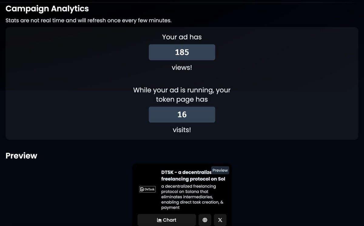 DetaskTech's tweet image. Dexscreener Ads 200k Views ($2k) Paid.

CA: BBwD4foAj9kn2KpzmEhgbnFvxNqR7dF38yNgbywrpump

Chart: dexscreener.com/solana/gnrxbu9…