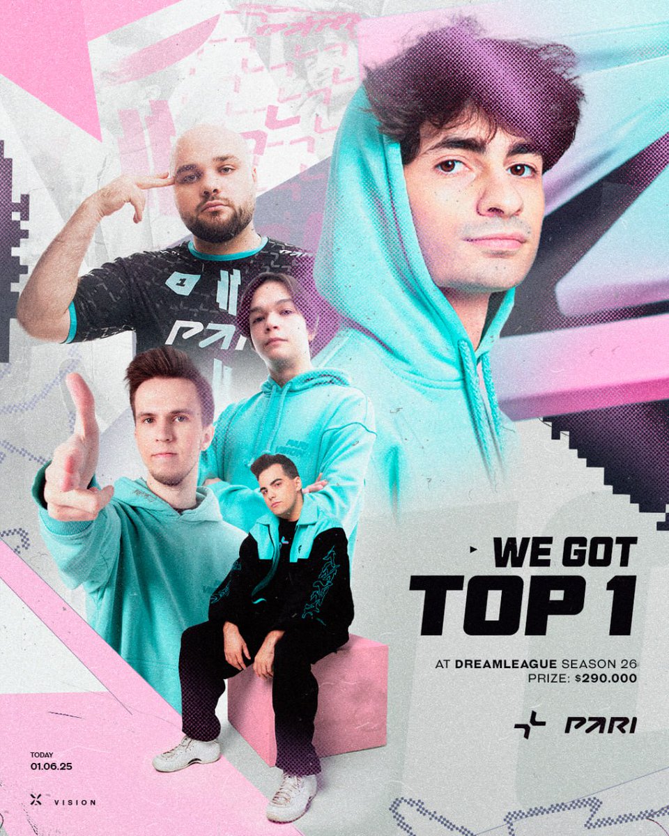 PARIVISION — YOUR DREAMLEAGUE S26 CHAMPIONS 🏆

Finishing this EPT season at the first place

Thanks to every fan who cheered for us throughout the whole tournament!