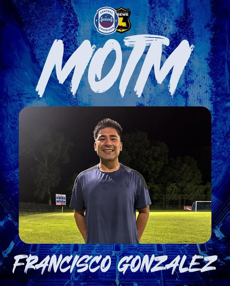 cenlafc's tweet image. No doubt about it 🫡

A two goal performance is enough to see Franny Gonzalez pick up our Man Of The Match award for this week. Congrats on a great match!

#gcl2 #nonleagueamerica #cenlafc