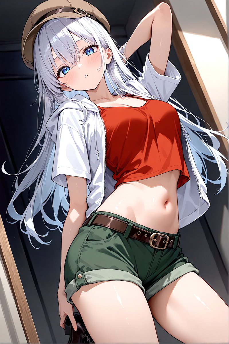 「おはよ～。もう起きてるかしら？」

おはようございます(🍡•᎑•🍡)
今日からまた一週間大変だと思いますが頑張っていきましょう(,,•ω•,,)و
#AIイラスト