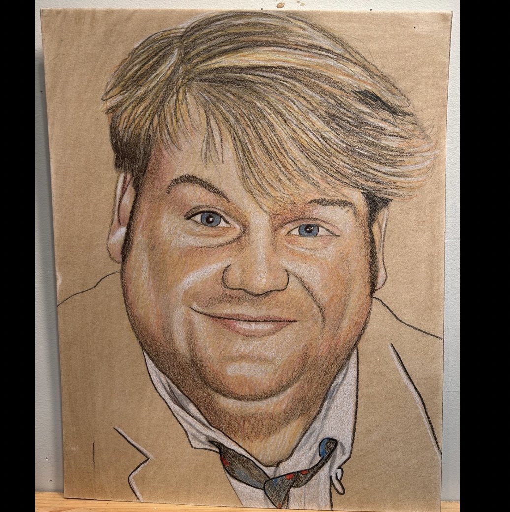 Christopher Crosby Farley #chrisfarley #fanart #SNL #Chicago  #artist #cincinnatiartist
