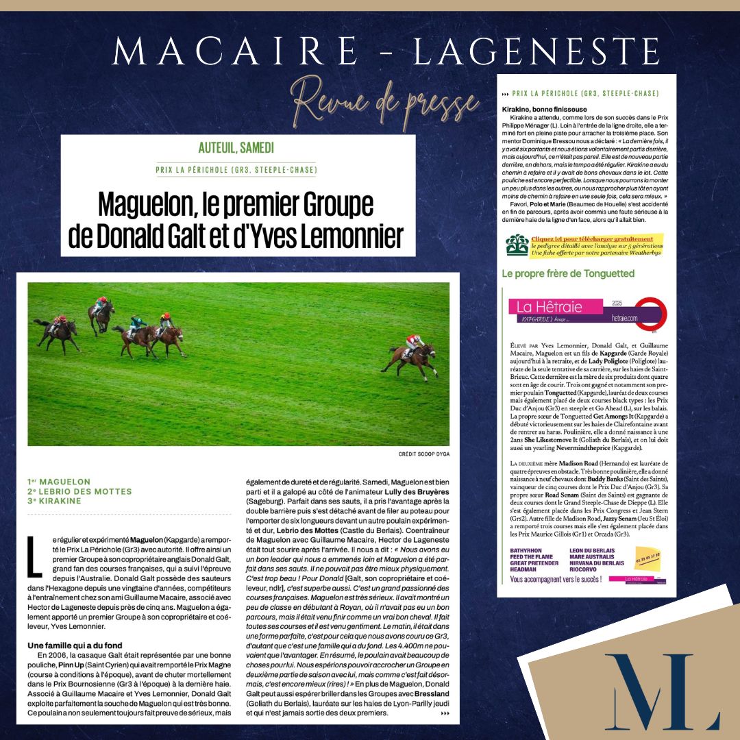 H. de Lageneste & G. Macaire (@hdl_gm_racing) on Twitter photo ๐๏ธ๐น๐๐๐๐ ๐
๐ ๐ท๐๐๐๐๐ // Jour de Galop
๐๐ง๐๐ญ ๐๐ ๐๐๐ง๐๐๐๐ค๐ก๐ (๐๐ฉ๐๐๐ฅ๐ก๐-๐พ๐๐๐จ๐ ; ๐๐.3)
๐ ๐ฎ๐ด๐๐ฒ๐น๐ผ๐ป, ๐น๐ฒ ๐ฝ๐ฟ๐ฒ๐บ๐ถ๐ฒ๐ฟ ๐๐ฟ๐ผ๐๐ฝ๐ฒ ๐ฑ๐ฒ ๐๐ผ๐ป๐ฎ๐น๐ฑ ๐๐ฎ๐น๐ ๐ฒ๐ ๐ฌ๐๐ฒ๐ ๐๐ฒ๐บ๐ผ๐ป๐ป๐ถ๐ฒ๐ฟ
#ecuriemacairelageneste ๐๏ธ๐น๐๐๐๐ ๐
๐ ๐ท๐๐๐๐๐ // Jour de Galop
๐๐ง๐๐ญ ๐๐ ๐๐๐ง๐๐๐๐ค๐ก๐ (๐๐ฉ๐๐๐ฅ๐ก๐-๐พ๐๐๐จ๐ ; ๐๐.3)
๐ ๐ฎ๐ด๐๐ฒ๐น๐ผ๐ป, ๐น๐ฒ ๐ฝ๐ฟ๐ฒ๐บ๐ถ๐ฒ๐ฟ ๐๐ฟ๐ผ๐๐ฝ๐ฒ ๐ฑ๐ฒ ๐๐ผ๐ป๐ฎ๐น๐ฑ ๐๐ฎ๐น๐ ๐ฒ๐ ๐ฌ๐๐ฒ๐ ๐๐ฒ๐บ๐ผ๐ป๐ป๐ถ๐ฒ๐ฟ
#ecuriemacairelageneste