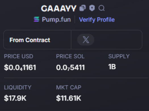 quan45411's tweet photo. UPDATE     $GAAAYY     
      
CA:7bVDi5JTr2DWyBEZdcwwn7UP6aye577EpDsGqdSepump
      
📤CALL   11k    ➡️     118k

💵DONE    10X

Telegram: https://t.co/u86MUeC26E

💬 PRIVATE DM : @DoraemonSolana1 https://t.co/qjRZJzPjU6